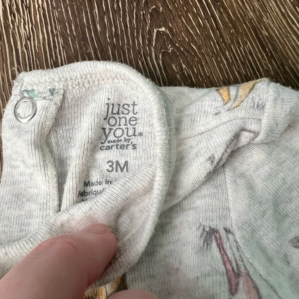 Carter's Multicolor Animal Print Diaper Cover